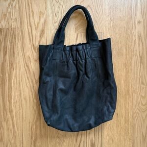 Maje tote bag in black leather
